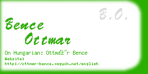 bence ottmar business card